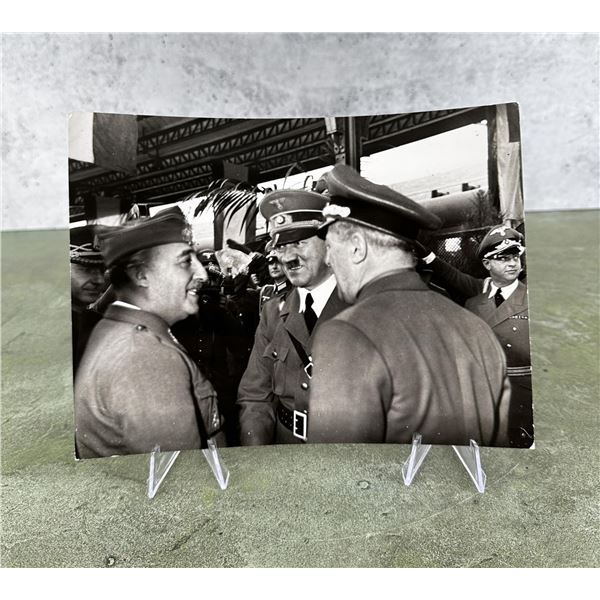 Hitler & Franco On Spanish Border Photo