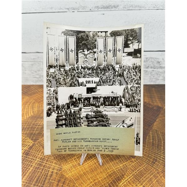 Adolf Hitler At Military Parade Photo
