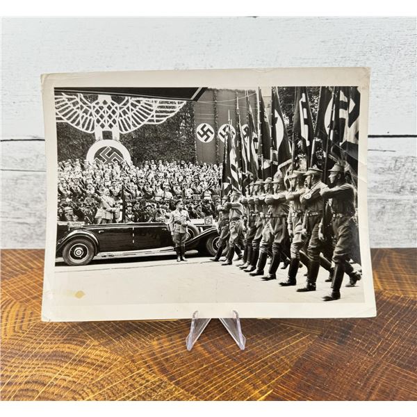 Hitler Reviews Party Parade Photo