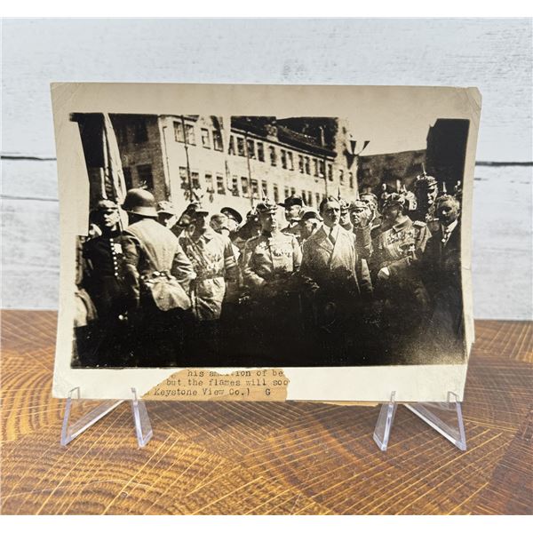 Hitler & Erich Ludendorf In Nuremburg March Photo