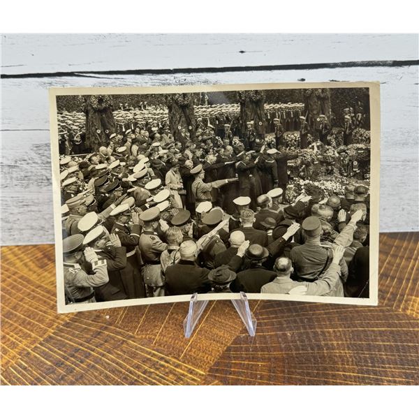 Hitler At Funeral Of Deutschland Sailors Photo