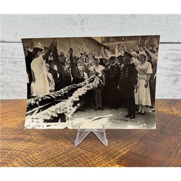 Training Boat Adolf Hitler Is Christened Photo