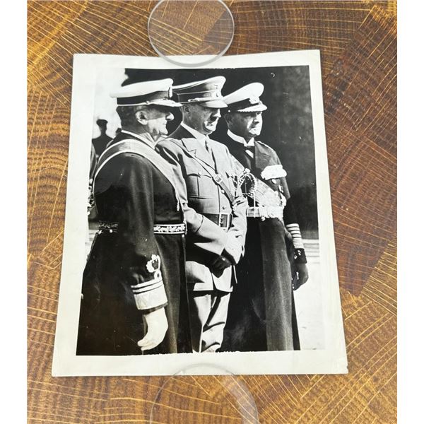 Hitler Watches Prinz Eugen Christening Photo