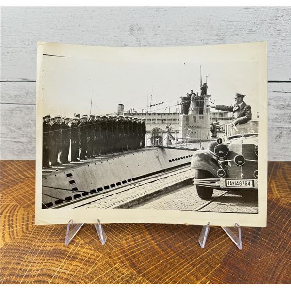Hitler Salutes UBoat Crew Photo
