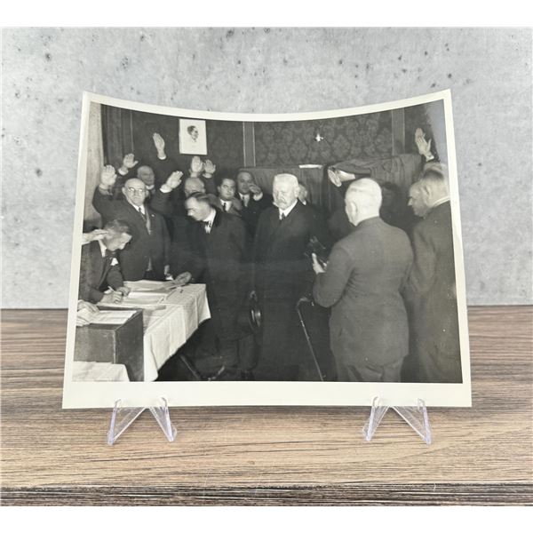 Paul Von Hindenburg At The Polls Photo
