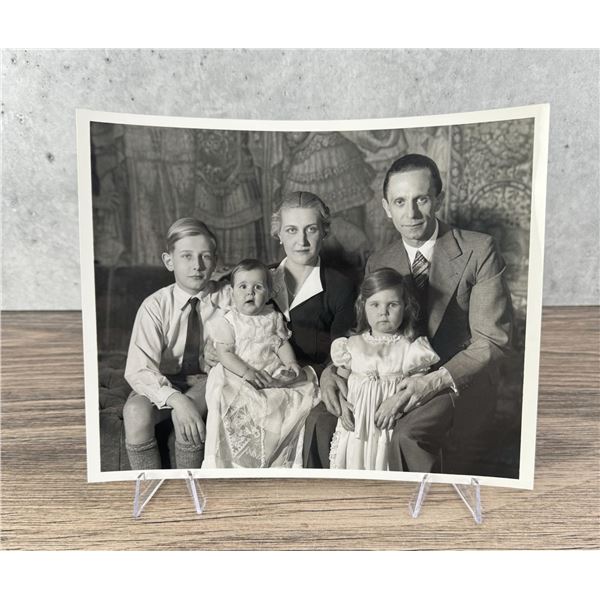 Josef Goebbels Family Photo