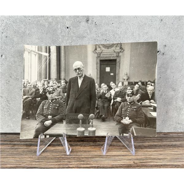 Friedrich Graf Von Schulenberg On Trial Photo