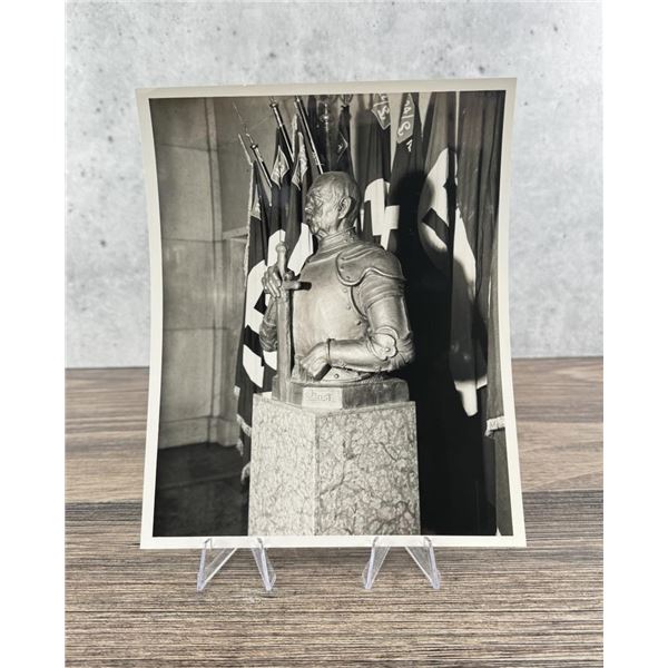 WW2 Brown House Bismark Bust Photo