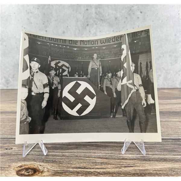 Prince August Wilhelm NSDAP Rally Speech Photo