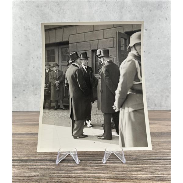 Adolf Hitler Von Papen Blomberg Opera Photo