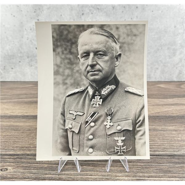 General Erich von Manstein Photo