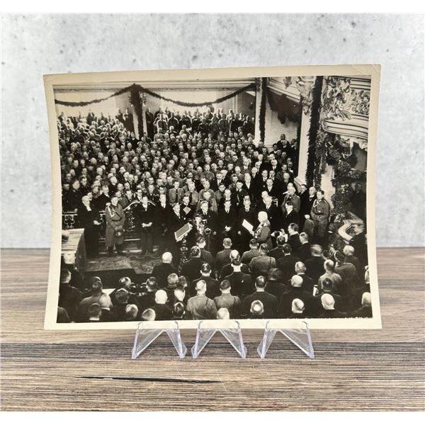 Hitler Speech at Reichstag Garrison Church Photo