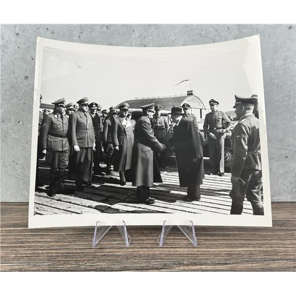 Adolf Hitler Mussolini after Rescue Photo