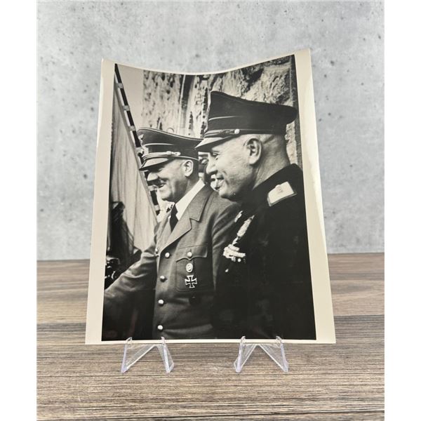 Adolf Hitler and Mussolini Photo