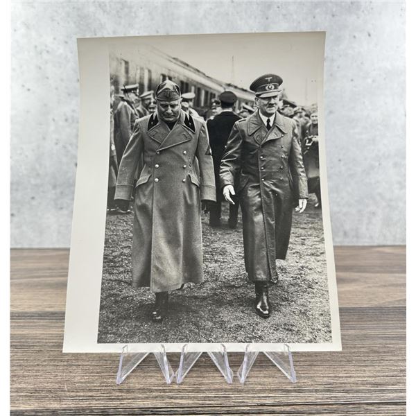 Adolf Hitler and Mussolini Photo