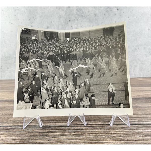 Adolf Hitler Watches SA Torch Parade Photo