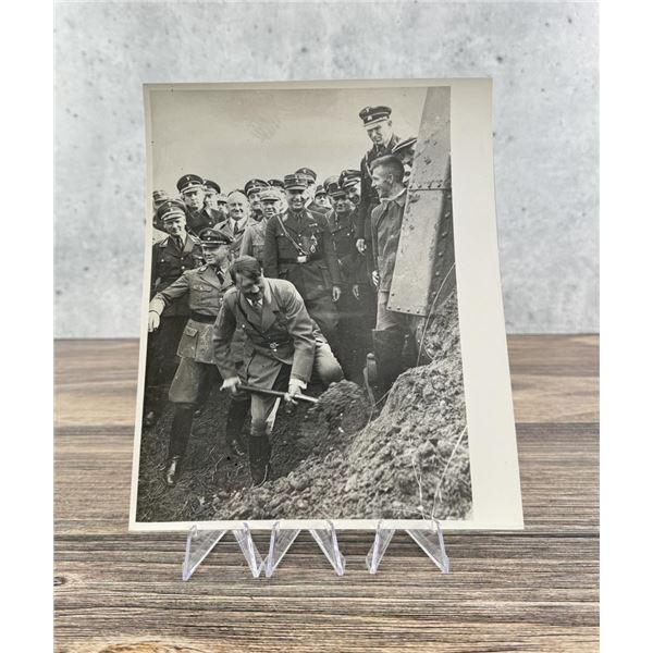 Adolf Hitler Begins Construction on Autobahn Photo