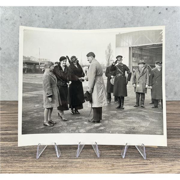 Adolf Hitler Mrs. Goebbels Raubal Photo