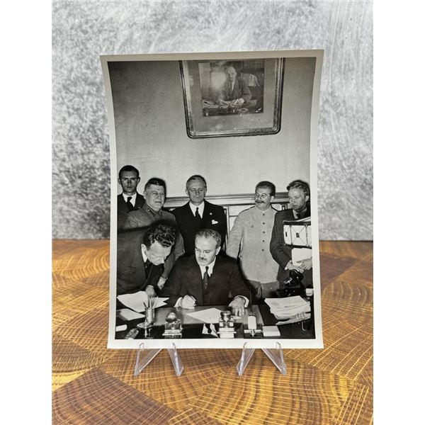 Signing German Soviet Non Aggression Pact Photo