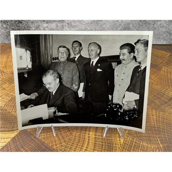 Signing German Soviet Non Aggression Pact Photo