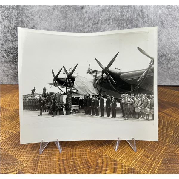 Goering Von Hindenburg Launching Aircraft Photo
