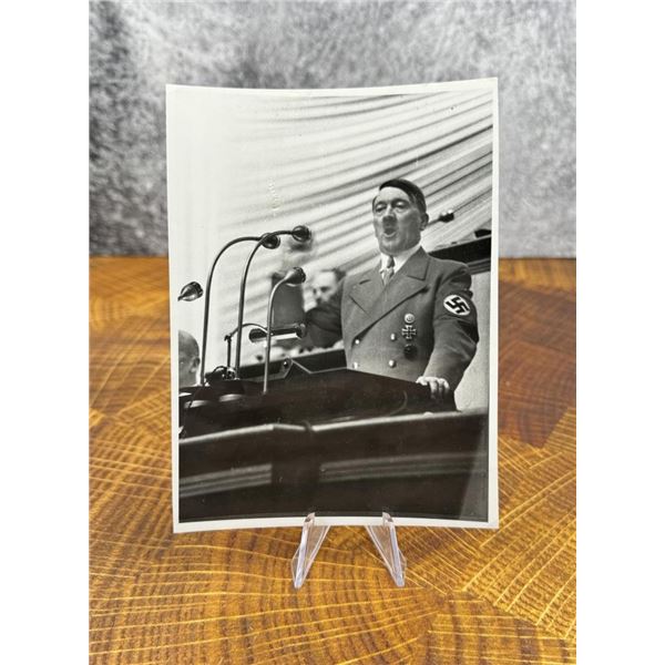 Adolf Hitler Gives Speech Photo
