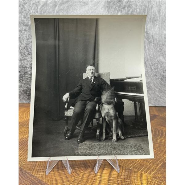 Adolf Hitler Blondi Dog Photo
