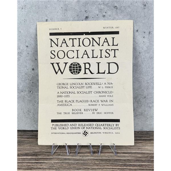 National Socialist World Number 5 1967