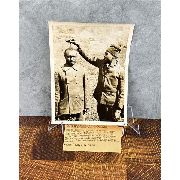 WWI French Senegalese Troops Photo