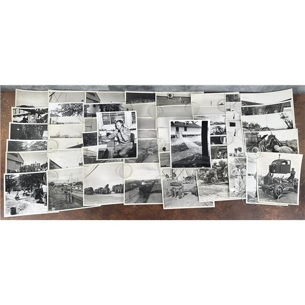 WW2 Signal Corps Engineer Construction Photos