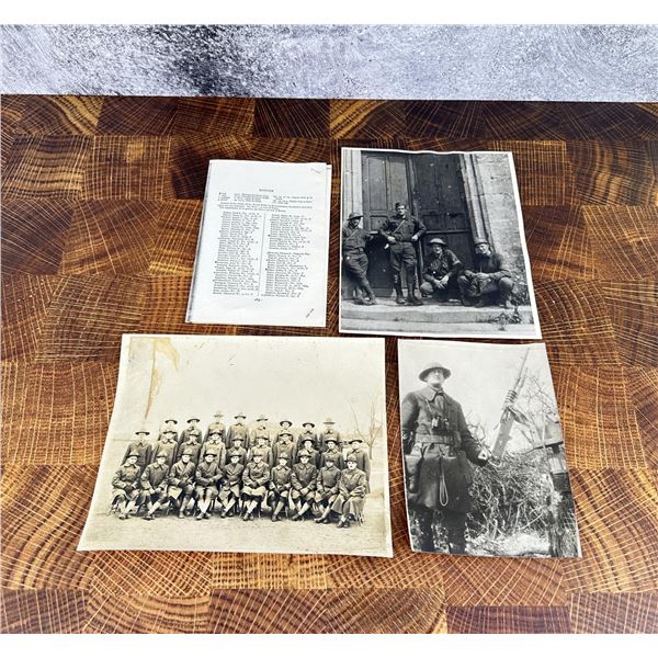 Identified WWI WW1 US Army Machine Gun Photo