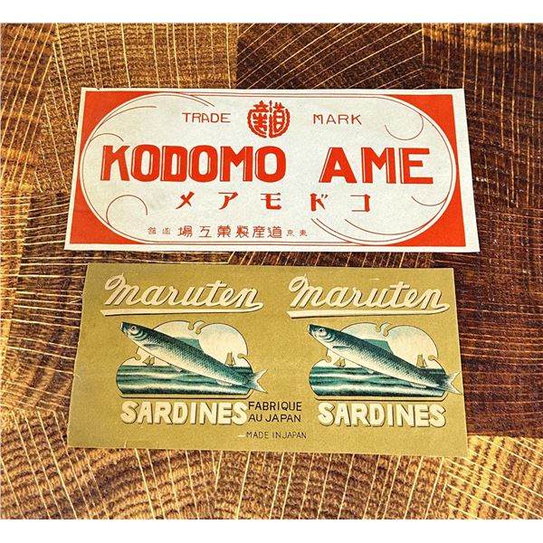 Collection of Japanese Labels