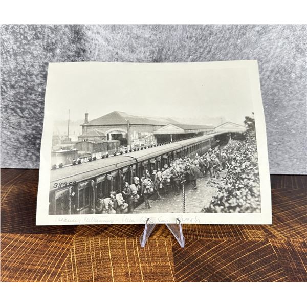 WWI WW1 US Army Winchester Station England Photo