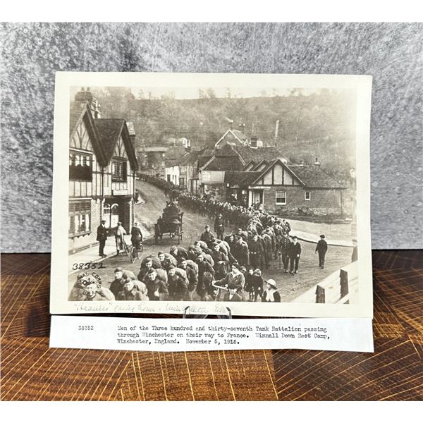 WWI WW1 US Army Winchester England Photo