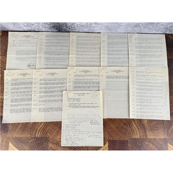 WWI WW1 Signal Corps Photo List