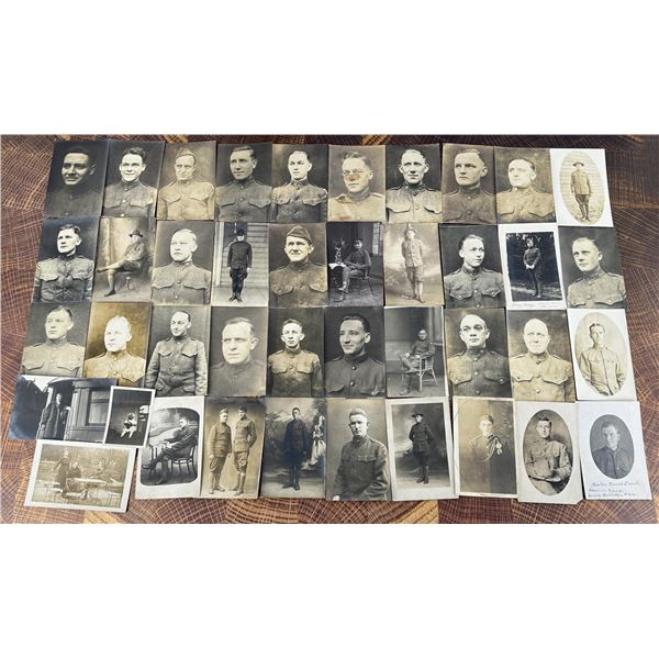 WWI WW1 US Army Soldier RPPC Postcards
