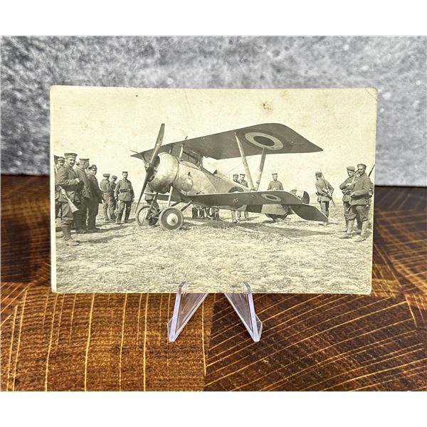 WWI WW1 German Captured Airplane RPPC
