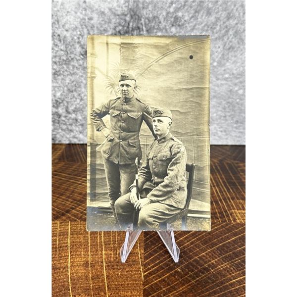 WWI WW1 USMC Marine Corps RPPC Postcard