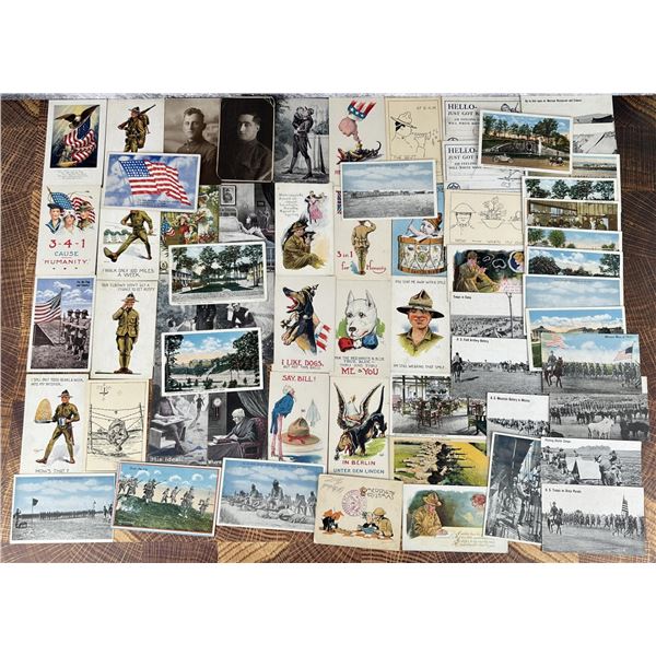 Collection of WWI WW1 US Propaganda Postcards