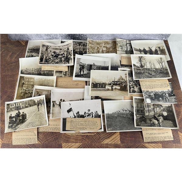 Collection of WWI WW1 British and French Photos