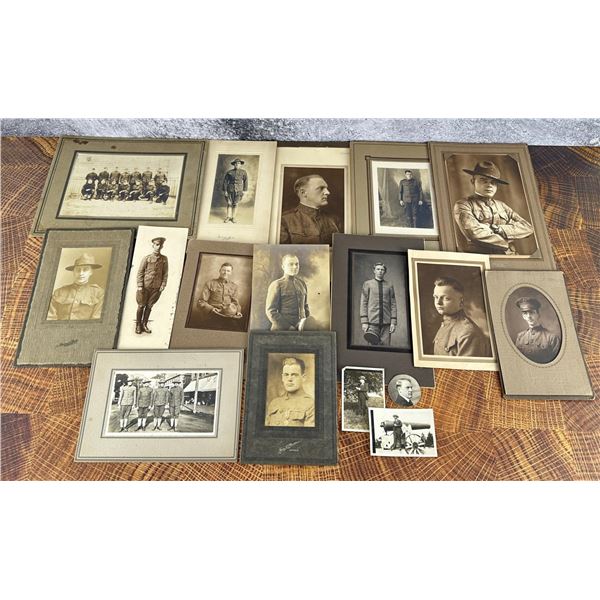 WWI WW1 US Army Soldier Portrait Photos