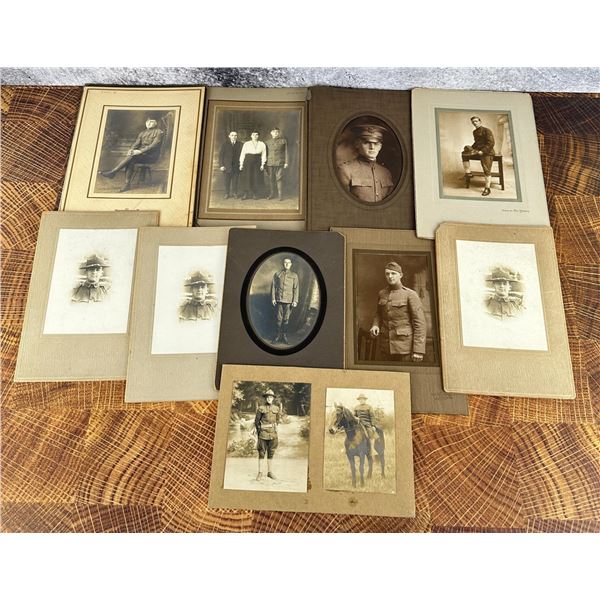 WWI WW1 US Army Soldier Portrait Photos