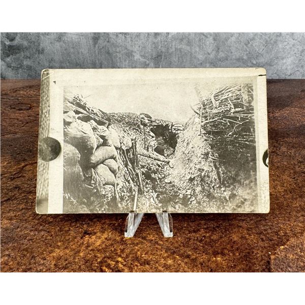 WWI WW1 Death in the Trenches Postcard
