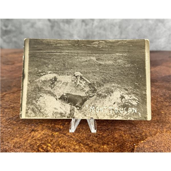 WWI WW1 Montlucon Battlefield Postcard