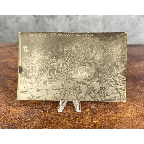 WWI WW1 Saint Mihiel Battle Grave Postcard