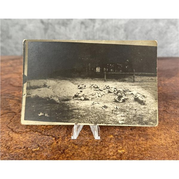 WWI WW1 Battlefield Dead Postcard