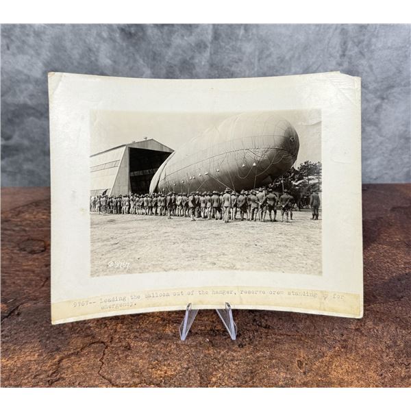 WWI WW1 Balloon Air Ship Photo