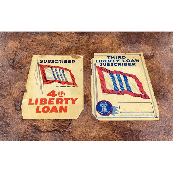 Third and Fourth Liberty Loan Posters