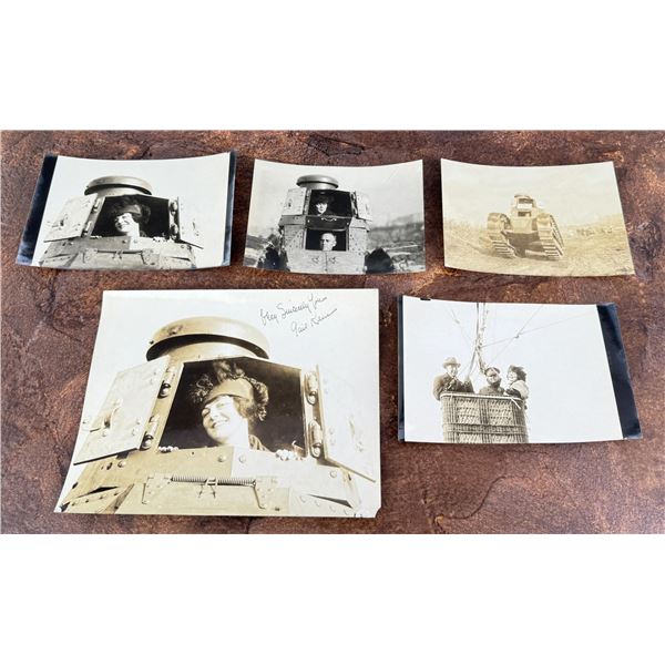 Gail Kane Drives Tanks WWI WW1 Photos