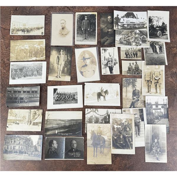 WWI WW1 US Army Soldier Portrait Photo Postcards